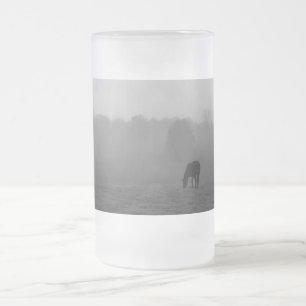 Country Morning Graustufen Mattiert Glass Beer Tas Mattglas Bierglas