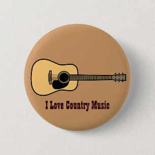 Country Music Button