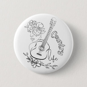 Country Music Button