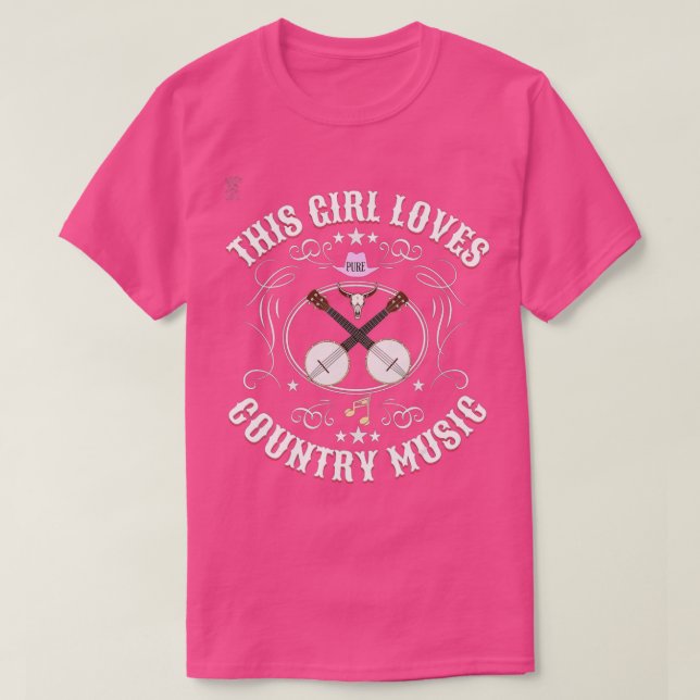 Country Music Concert Outfits Diese Girl-Lieben kö T-Shirt (Design vorne)