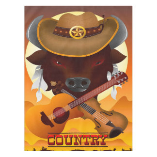 Country Music Gitarre Tischdecke