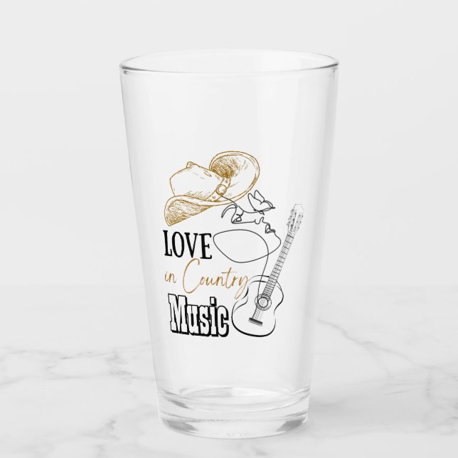 Country Music Glas (Vorderseite)