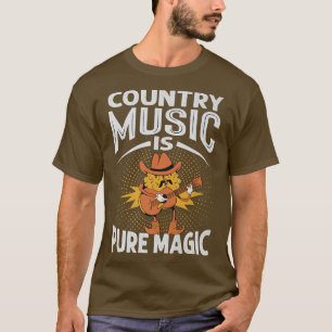 Country Music is Pure Magic - Concerts - Musiker T-Shirt