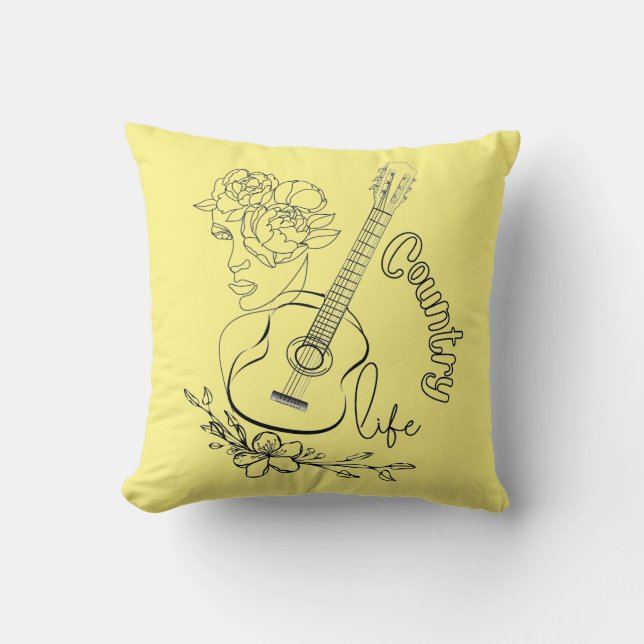 Country Music Kissen (Vorderseite)
