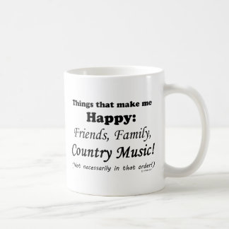 Country Music macht mich glücklich Kaffeetasse