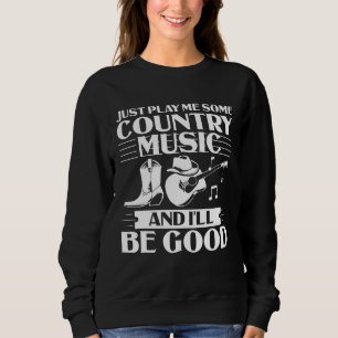 Country Music Outfit Country Song Lehrer Land Sweatshirt