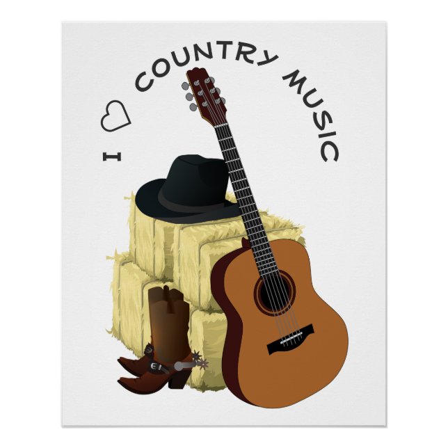 Country Music Poster (Vorderseite)