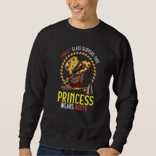 Country Music Princess Cowgirl Boots Rodeo Prinzen Sweatshirt