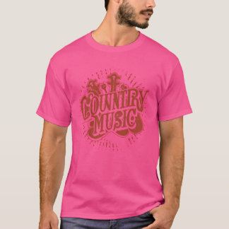 Country Music Retro Grunge T-Shirt