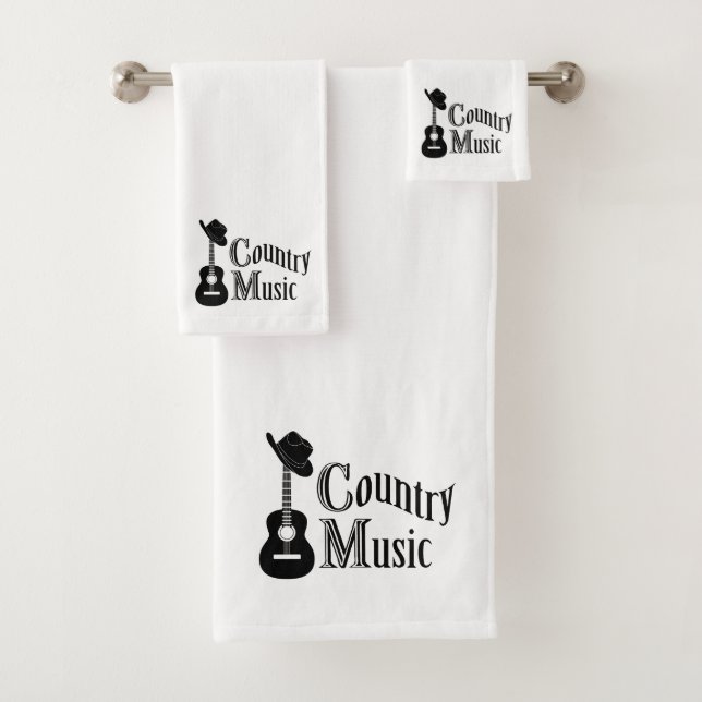 Country Musik Badhandtuch Set (Insitu)