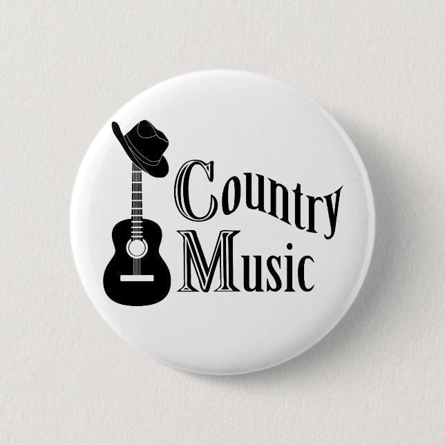 Country Musik Button (Vorderseite)