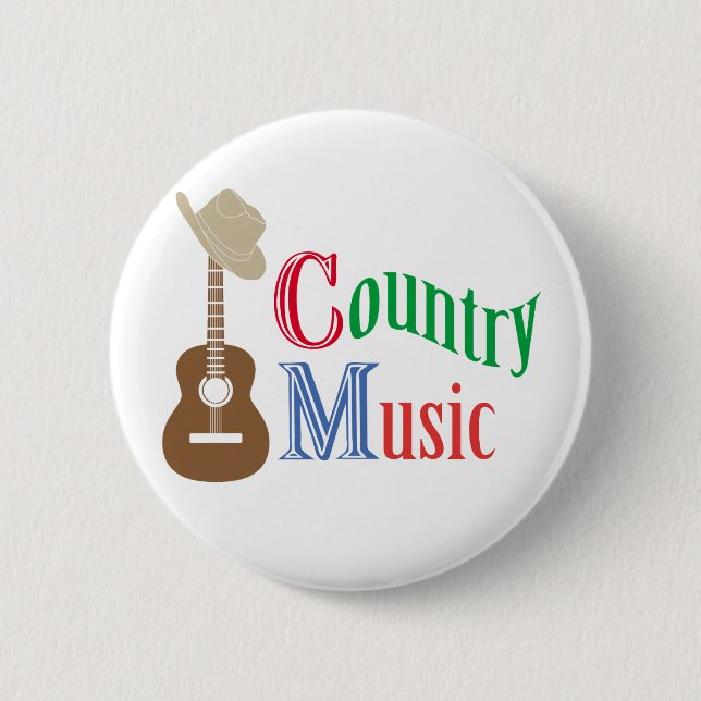 Country Musik Button (Vorderseite)