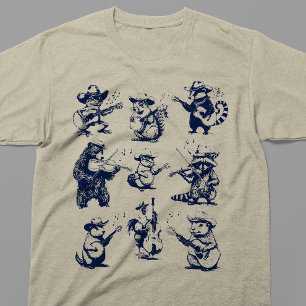 Country-Musik-Cowboy-Tiere-Bluegrass-Band T-Shirt