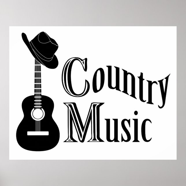 Country Musik Poster (Vorne)