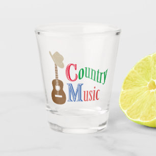 Country Musik Schnapsglas
