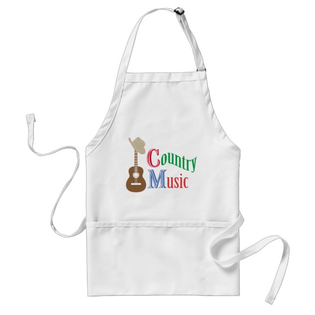 Country Musik Schürze (Vorne)