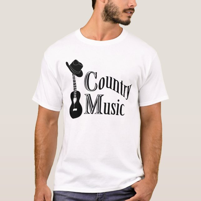 Country Musik T-Shirt (Vorderseite)
