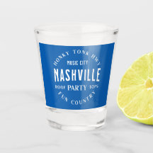 Country-Musik-Whiskey-Shot-Glas Nashville-Party
