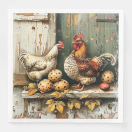 Country Nest Party Paper Napkin Serviette