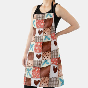 Country Patchwork Bauernhof Küche Schürze