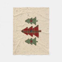 Country Pine Fleece Blanket