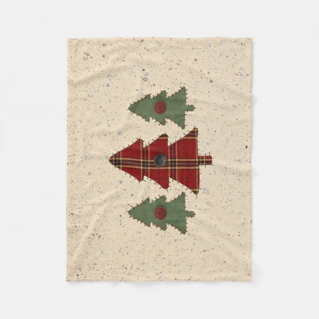 Country Pine Fleece Blanket (Vorderseite)