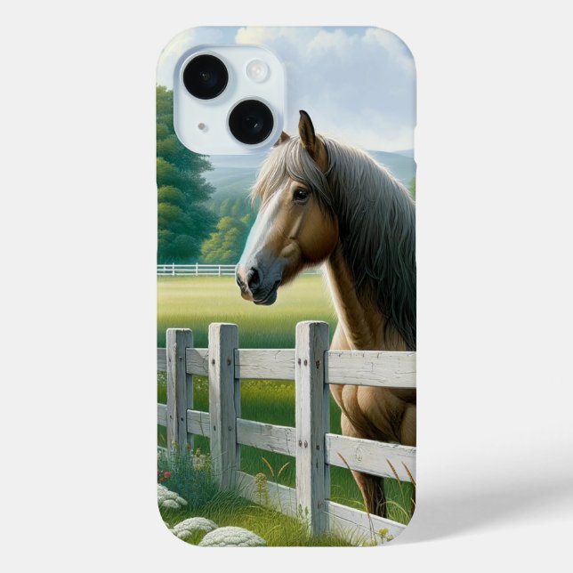 Country Pony Horse Geburtstagsparty Case-Mate iPhone Hülle (Rückseite)