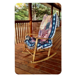 Country Porch Rocking-Vorsitz Flexible Magnet