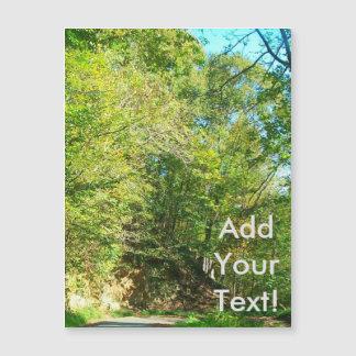 Country Road Fayette Landkreis Magnetkarte