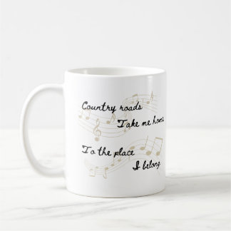 Country Roads AMPU-Tasse Kaffeetasse