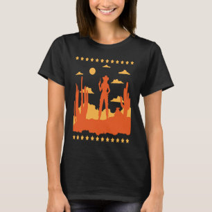 Country Rodeo Südtexas Howdy Reitsport Cowboy T-Shirt