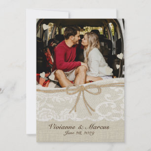 Country Romance Save the Date