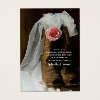 Country Rose Western Hochzeit Wohltätigkeit Liebli