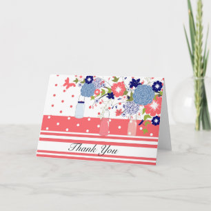 Country Rustic Mason Jar Dankeschön Karte