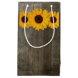 Country Rustic Sonnenblume Spitze & Burlap Geschen Kleine Geschenktüte