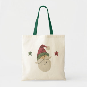 Country Santa Tote Tag Tragetasche