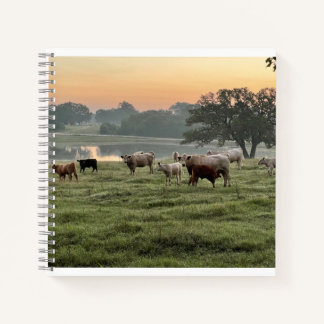 Country Scene Spirale Notebook Notizbuch