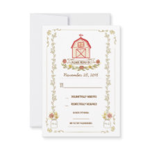 Country Stall Ehe Antwort Karte