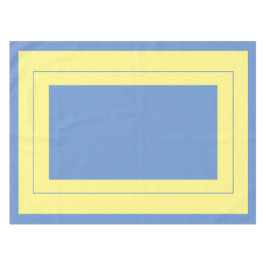 Country style, blau und gelb, Baumwolle Tischdecke