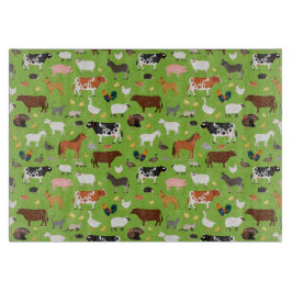 Country Style Glass Cutting Board - Küchendesign Schneidebrett