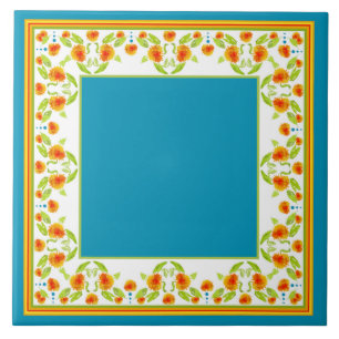 Country Style Marigolds Keramik Tile Fliese