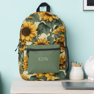 Country Sunbluts Monogram Bedruckter Rucksack