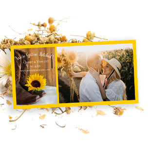 Country Sunflower Western Hochzeit Save The Date