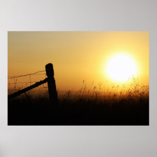 Country Sunrise Poster
