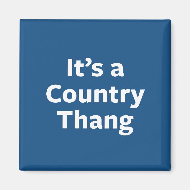 Country Thang Magnet (Vorne)