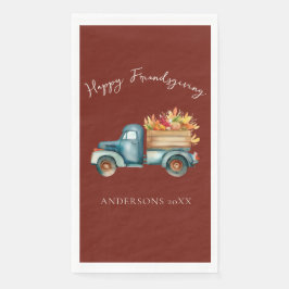 Country Truck Friendsgiving Serviette