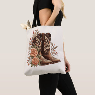 Country Western Blume mit Cowboy Boots