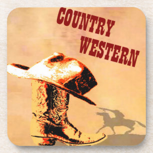 Country Western Cork Untersetzer