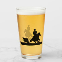 Country Western Cowboy Bier oder Wasser