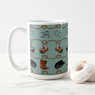 Country Western Cowboy Kaffeetasse